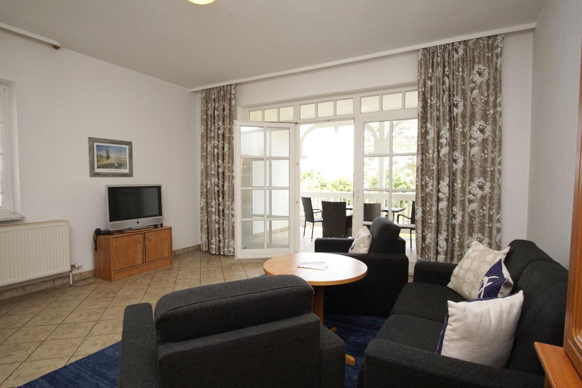 Aparthotel Ostsee Fewo 6 Balkon, Meerblick, Strand Binz Esterno foto