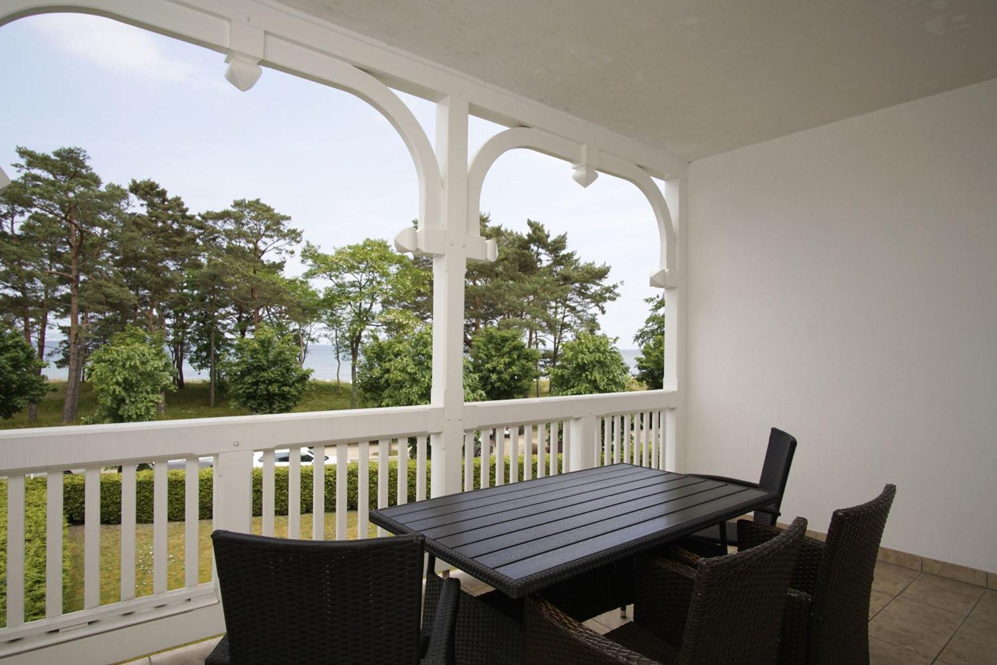 Aparthotel Ostsee Fewo 6 Balkon, Meerblick, Strand Binz Esterno foto