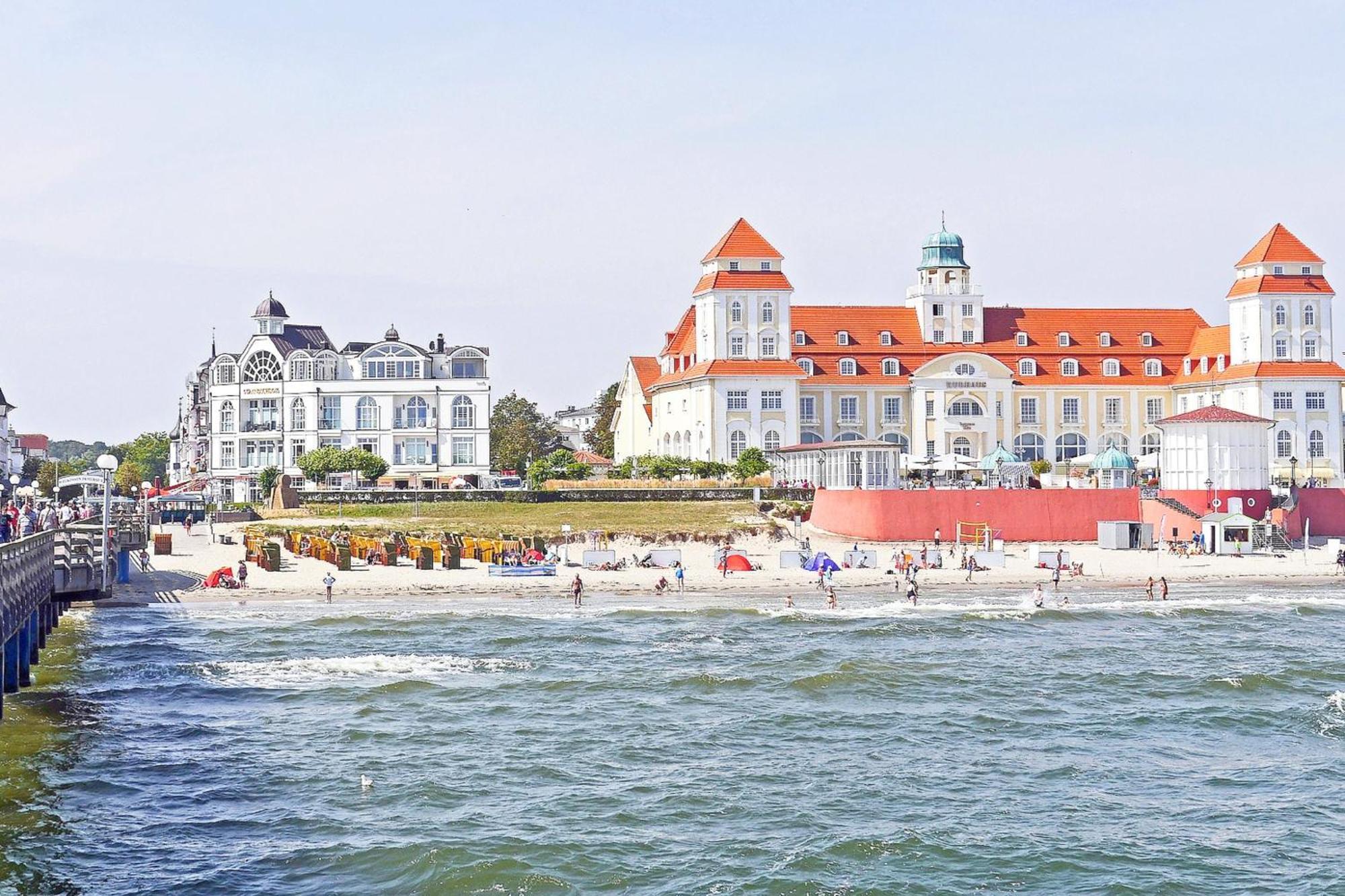 Aparthotel Ostsee Fewo 6 Balkon, Meerblick, Strand Binz Esterno foto